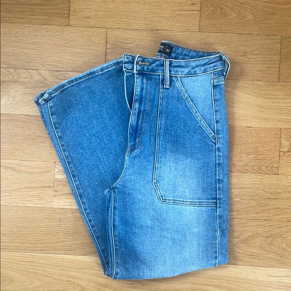 Just Black Denim Blue High-Waisted Jeans Size 27
